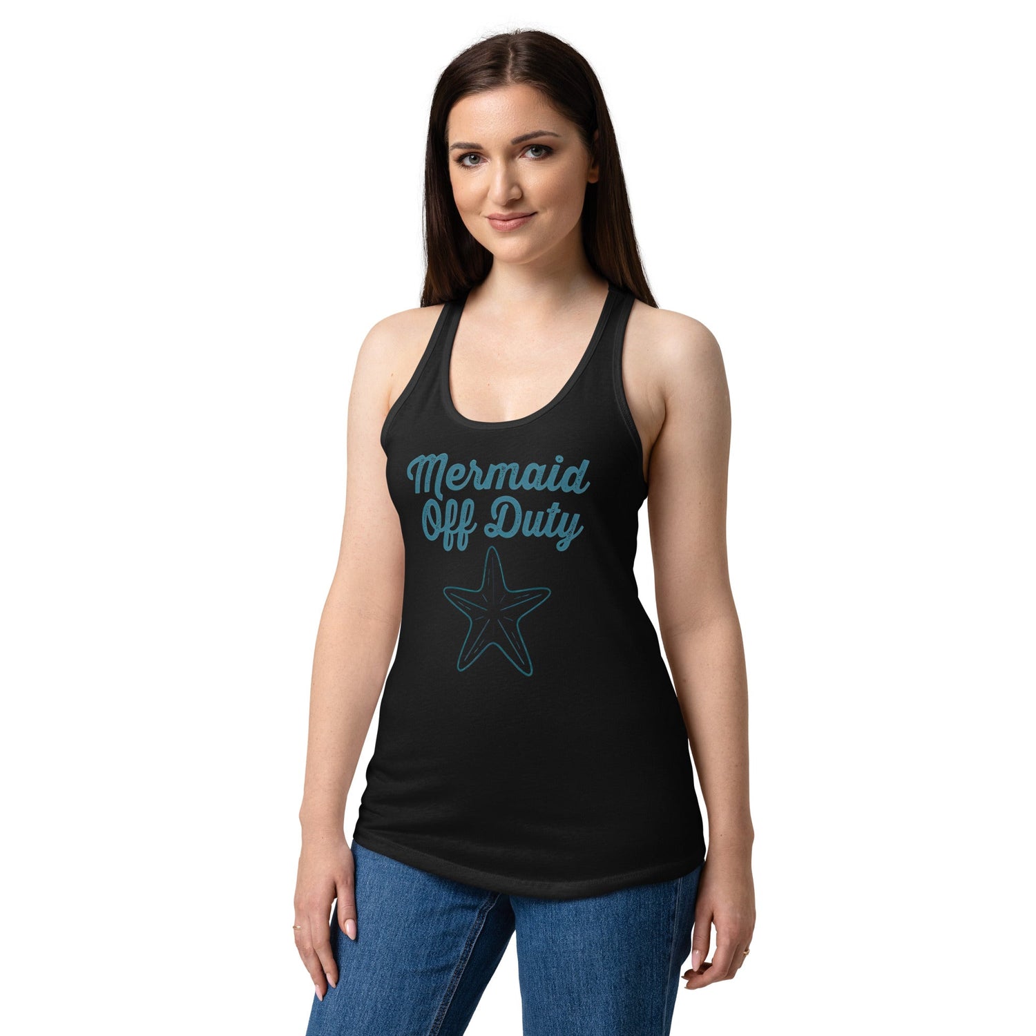 Mermaid Off Duty | Coastal Minimalist Graphic